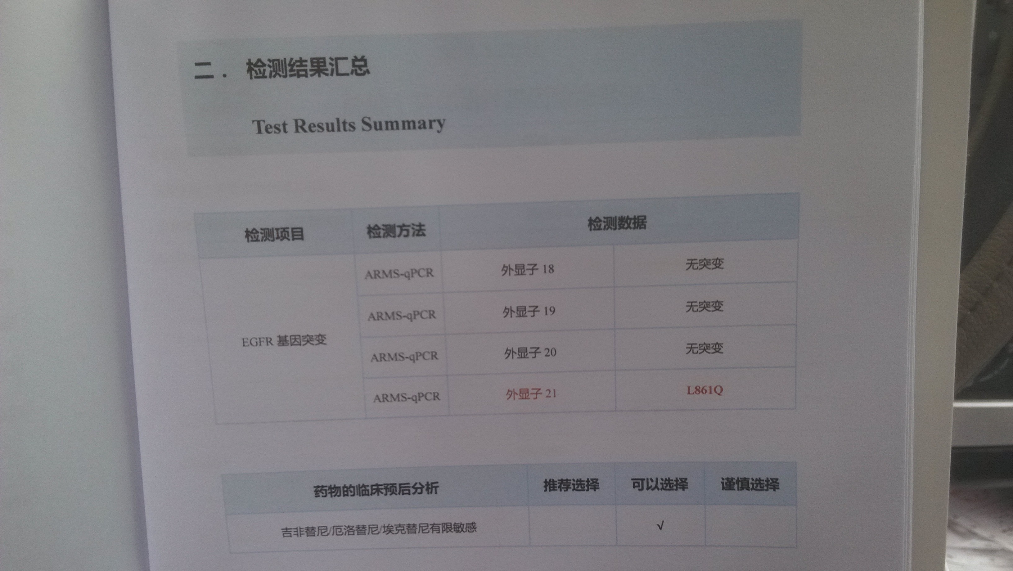 基因检测报告